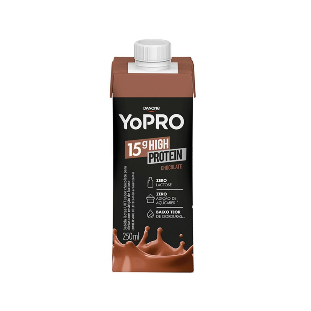 YoPro Bebida Láctea UHT - Chocolate (250ml).